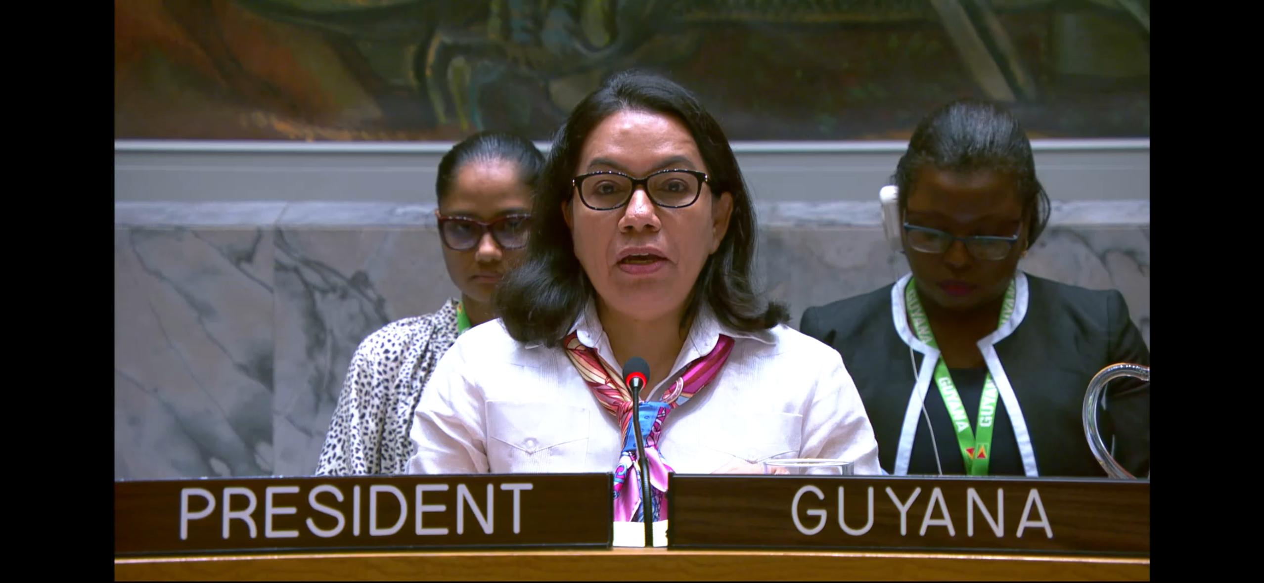 Amb. Carolyn Rodrigues-Birkett delivering remarks at UNSC meeting on Non-proliferation (Iran)