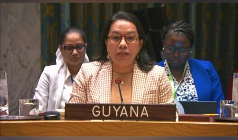 Her Excellency Carolyn Rodrigues-Birkett, Permanent Representative of Guyana to the UN 