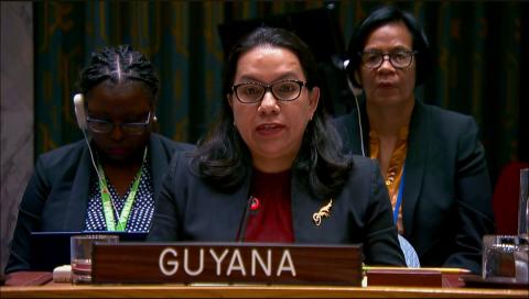 Her Excellency Carolyn Rodrigues-Birkett, Permanent Representative of Guyana to the UN 